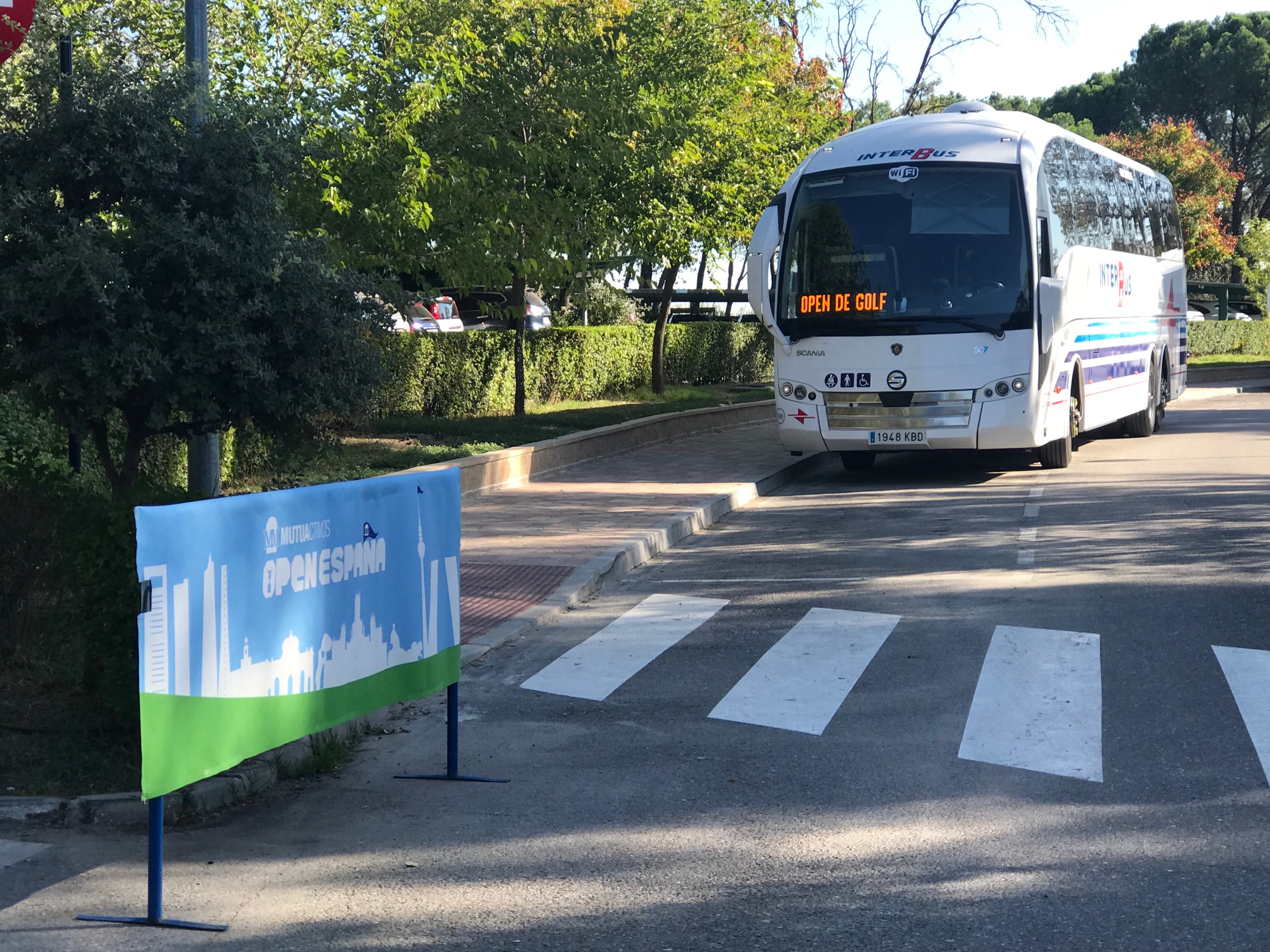 Interbus en el Open de España de Golf